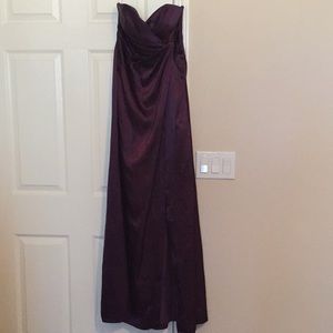 David’s bridal plum Bridesmaid dress